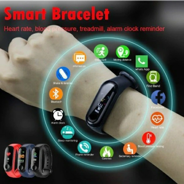 START BUY QAB_219M M3 Smart Band Smart watch - Black , Free
