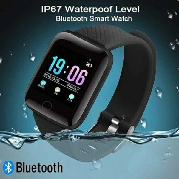 Y2H Enterprises id116 (BLACK) Bluetooth Calling Function Smartwatch - Black, Free