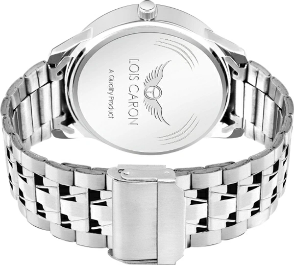 LOIS CARON LCS-8188 DAY & DATE FUNCTIONING WATCH FOR BOYS Analog Watch  - Blue, Free