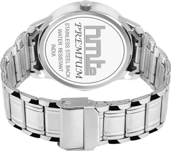 HMTE HM-7222 Day&Date Series Analog Watch  - For Men - Free, White