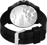 CASADO Combo Set of Wayfarer Sunglass and Elegant Watch with Premium Gift Box Packaging - Black, Free
