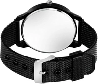 NESTER Analog Watch  - For Men - Black, Free