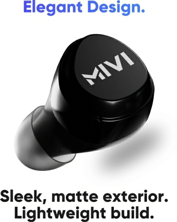 Mivi DuoPods M20 True Wireless Bluetooth Headset - Black, Free