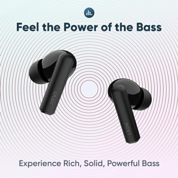 Mivi Duopods F30 with 42 hours battery Fast Charging TWS Bluetooth Headset - Black, Free, 202215, 4.7★