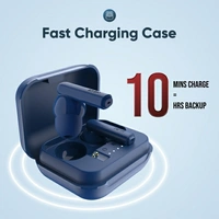 Mivi Duopods F30 with 42 hours battery Fast Charging TWS Bluetooth Headset - Blue, Free, 202214, 4.4★
