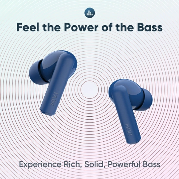 Mivi Duopods F30 with 42 hours battery Fast Charging TWS Bluetooth Headset - Blue, Free, 202214, 4.4★