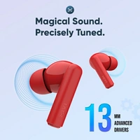Mivi Duopods F30 with 42 hours battery Fast Charging TWS Bluetooth Headset - Red, Free, 202213, 4.5★