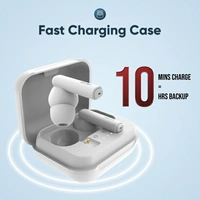 Mivi Duopods F30 with 42 hours battery Fast Charging TWS Bluetooth Headset - White, Free, 202212, 4.6★