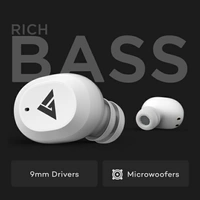 Boult Audio AirBass Combuds Bluetooth Headset - White, Free