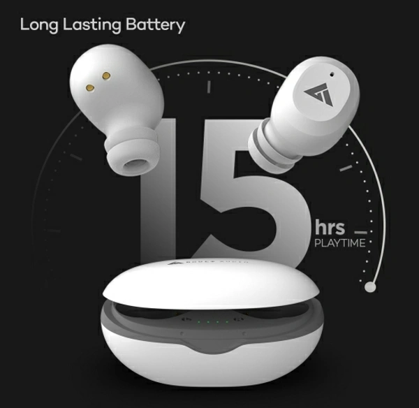 Boult Audio AirBass Combuds Bluetooth Headset - White, Free