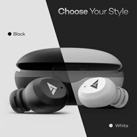 Boult Audio AirBass Combuds Bluetooth Headset - White, Free