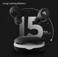 Boult Audio AirBass Combuds Bluetooth Headset - Black, Free