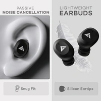 Boult Audio AirBass Combuds Bluetooth Headset - Black, Free