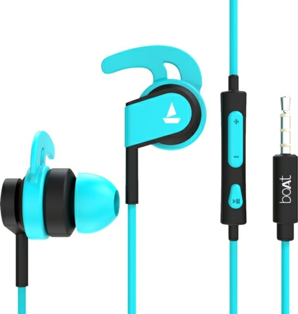 boAt Bassheads Wired Headset - Blue, Free, 202219, 4.3★