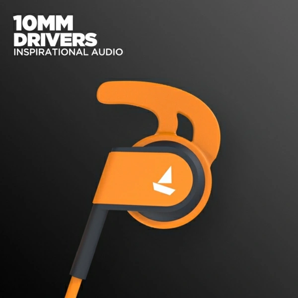 boAt Bassheads Wired Headset - Orange, Free, 2022110, 4.3★
