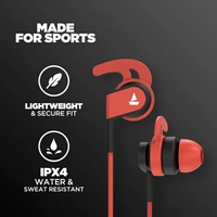 boAt Bassheads Wired Headset - Red, Free, 2022111, 4.3★