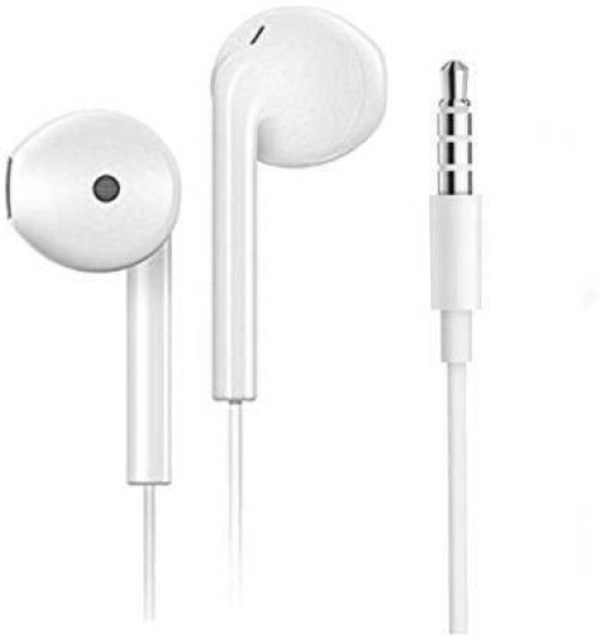 OPPO Earphone Wired Headset - White, Free, 2022112, 3.8★