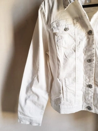 Vinatge America Blues   White Denim Jacket  - White, XL