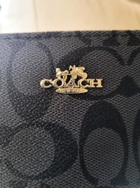 Coach Wallet - Black, length:8 In. height: 4.5 In