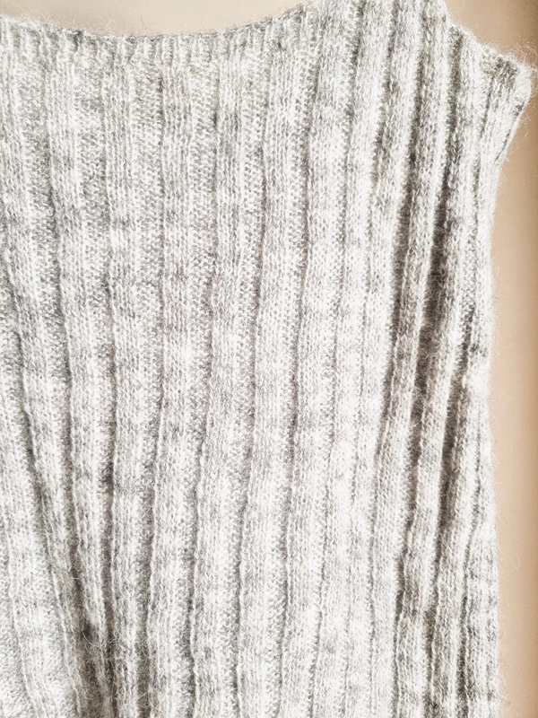 Mango  Knit Cami - Grey, S
