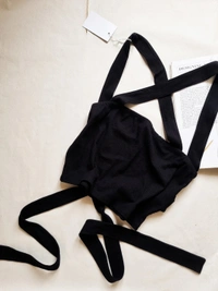 Tieable Top  - Black, XL