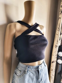 Tieable Top  - Black, XL