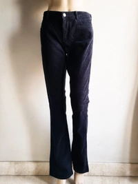 H&M Corduroy Flare Pants - Black, 29 In