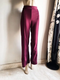 Tokyo Talkies   Flare Formal Pants - Burgundy, 31 In