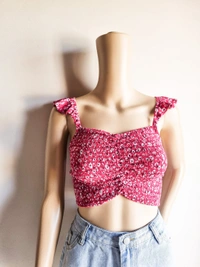 Urbanic  Smocked Top - Magenta, L