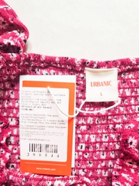 Urbanic  Smocked Top - Magenta, L