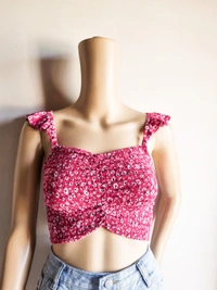 Urbanic  Smocked Top - Magenta, L
