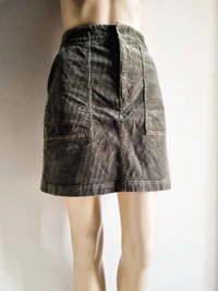 H&M Corduroy Skirt  - Olive Green , 28-30 In (high waist)