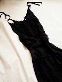Next Beachwear  Halter Neck With Tieable Straps  - Black, M