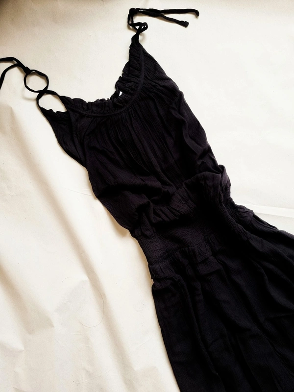 Next Beachwear  Halter Neck With Tieable Straps  - Black, M