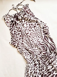 Next Beachwear  A Line Dress - Brown, M