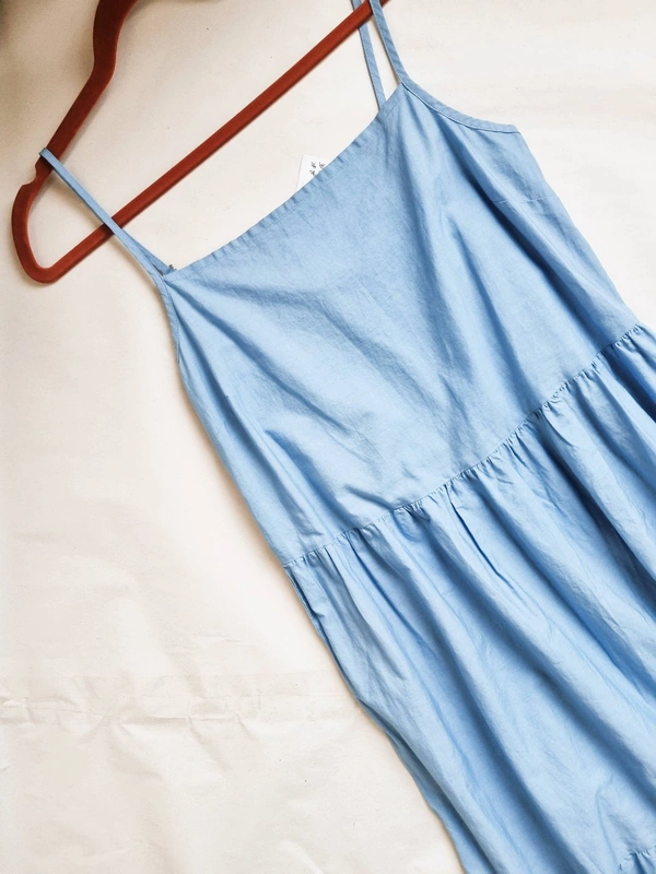 H&M A Line Dress - Blue, M