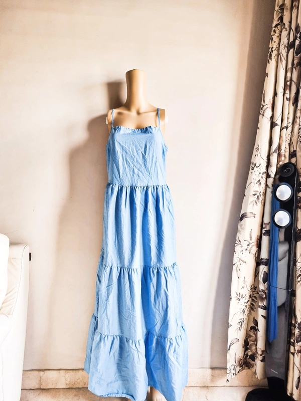 H&M A Line Dress - Blue, M
