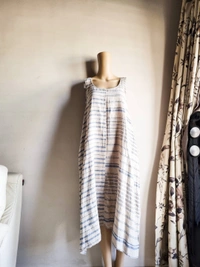 H&M Cotton A line Dress  - Multicolour , M