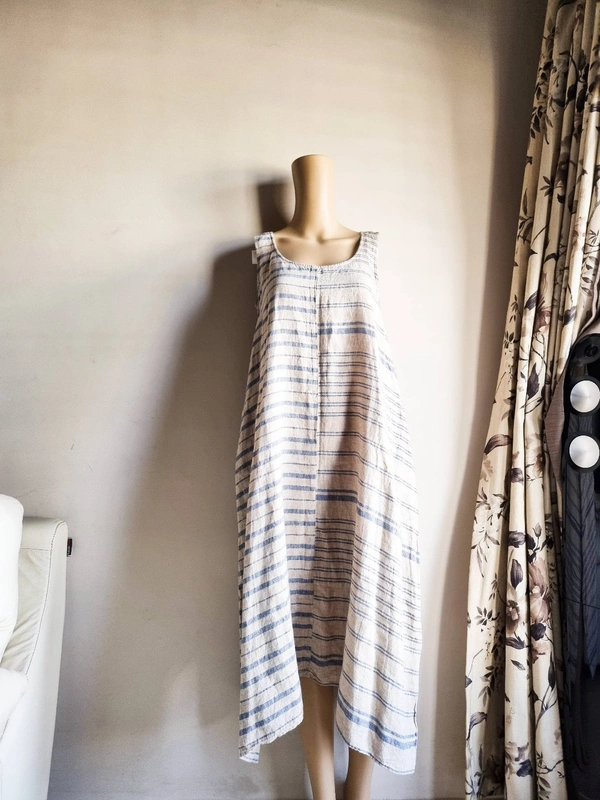 H&M Cotton A line Dress  - Multicolour , M