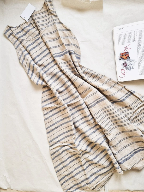 H&M Cotton A line Dress  - Multicolour , M