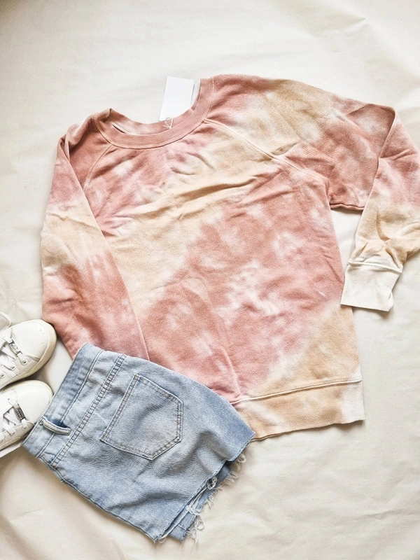 Tiedye Sweatshirt  - Multicolour , XXL