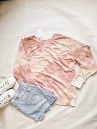Tiedye Sweatshirt  - Multicolour , XXL