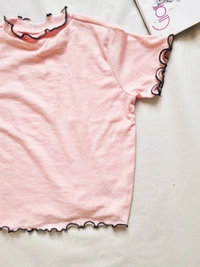 Ribbed Tops - Baby Pink, M