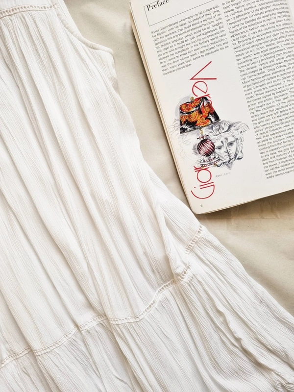 H&M  A Line Dress  - White, M