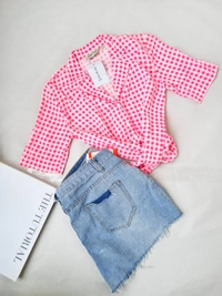 Max Neon Check Shirt - Neon, S