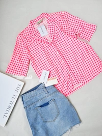 Max Neon Check Shirt - Neon, S