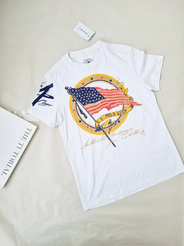 US Polo  Tee Shirt - White, L