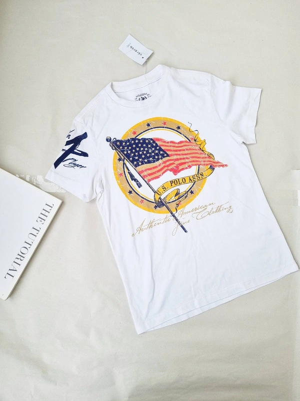 US Polo  Tee Shirt - White, L