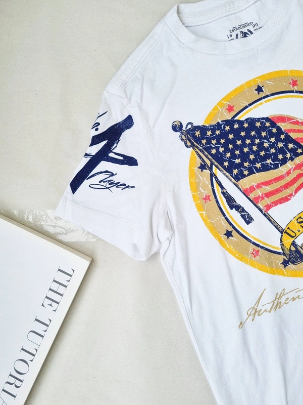 US Polo  Tee Shirt - White, L