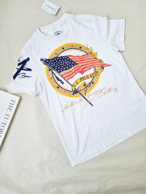 US Polo  Tee Shirt - White, L